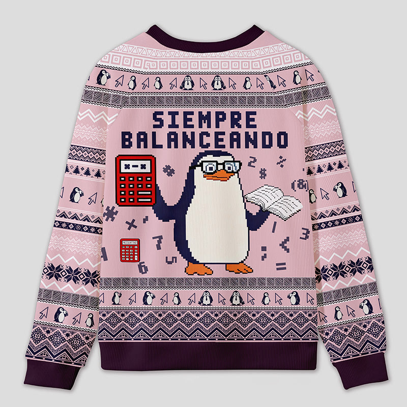 Personalized Finance Golden Goose Parody Ugly Sweater Office Holiday Party Gift for Accountants