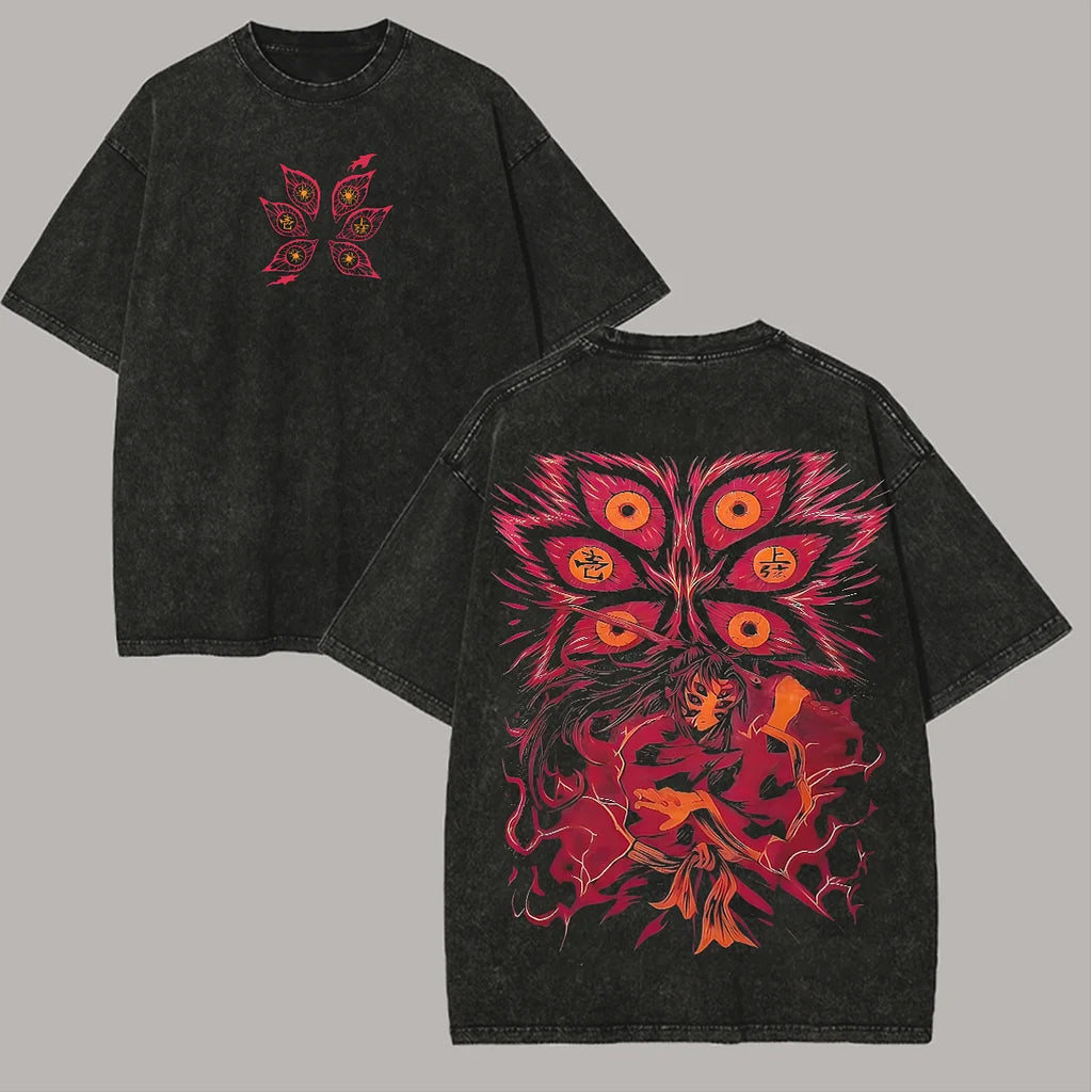 Vintage Oversized T-Shirt Demon Slayer
