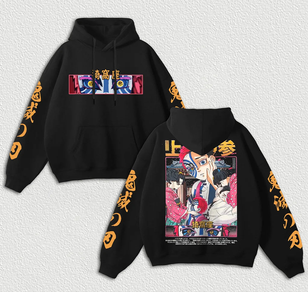 Unisex Casual Hoodie Sweatshirt Demon Slayer