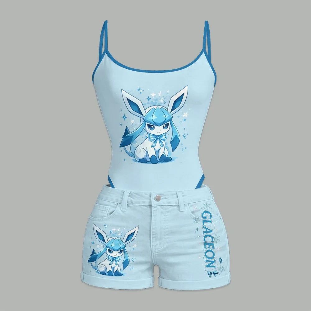 Pokémon vest and shorts set