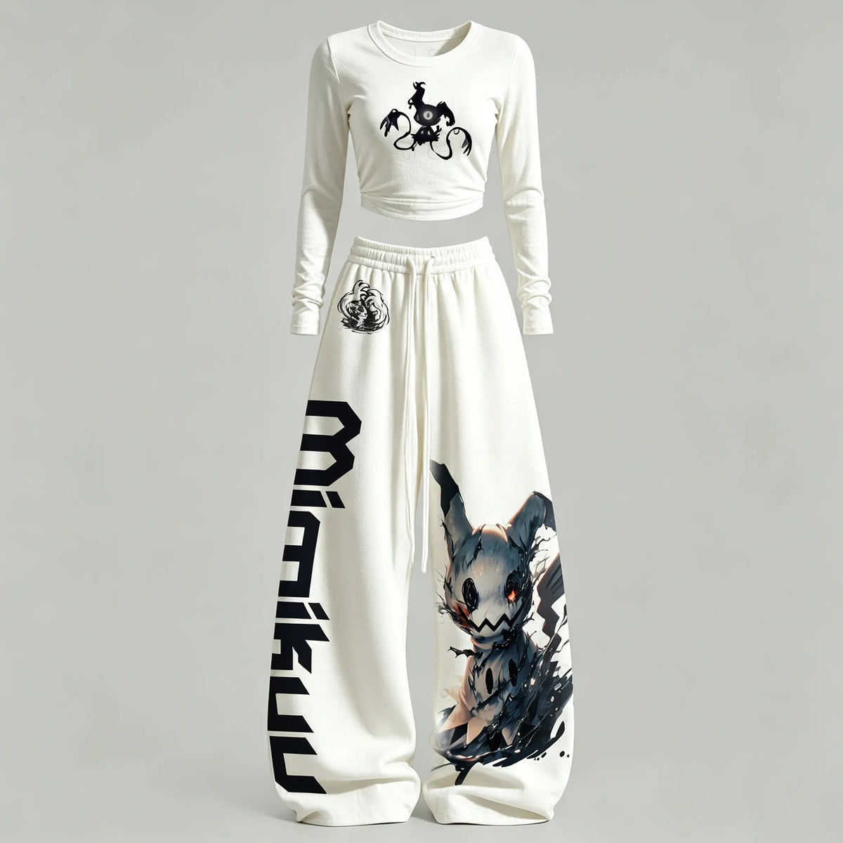 Pokémon Long-sleeved double-layer stretch pants set