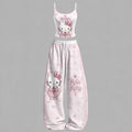 Hello Kitty Top & Elasticated Trousers Two-Piece Set