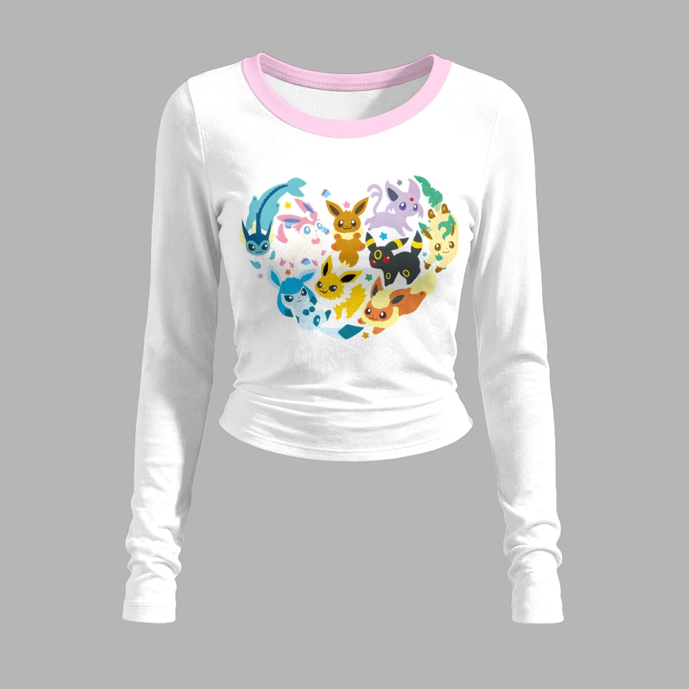 Pokémon Long-sleeved double-layer stretch pants set