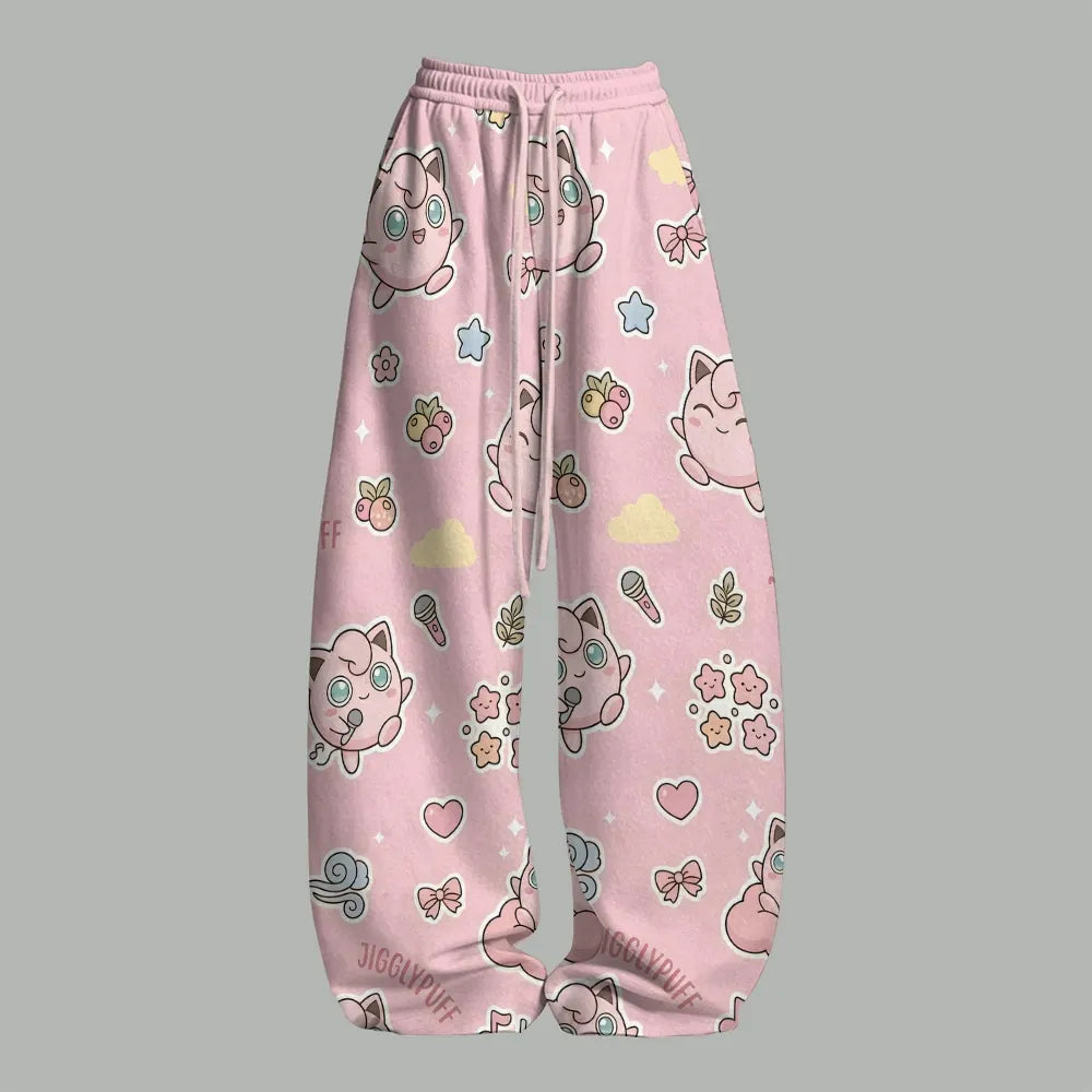 Pokémon Women's Crop Top and Elastic Waist Pants Set