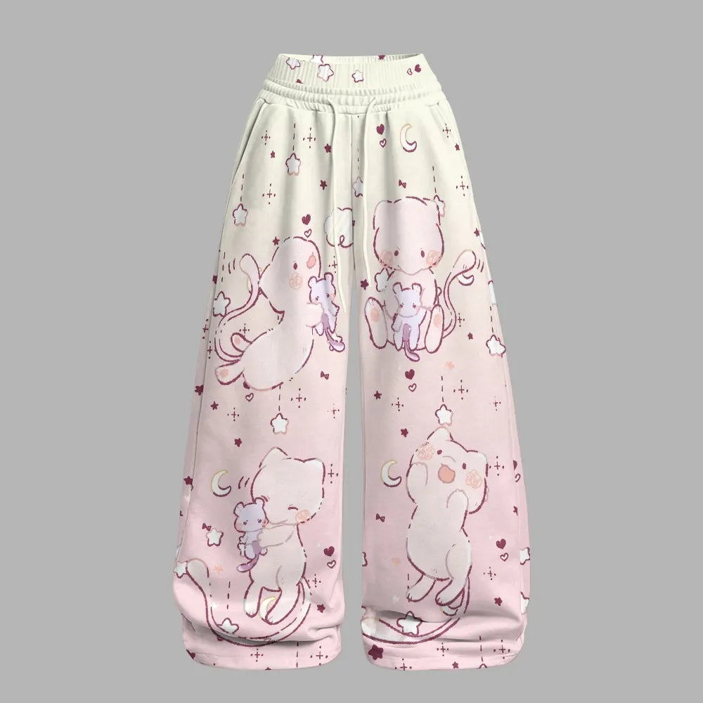 Pokémon Long-sleeved double-layer stretch pants set