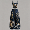 Demon Slayer Top & Elasticated Trousers Two-Piece Set