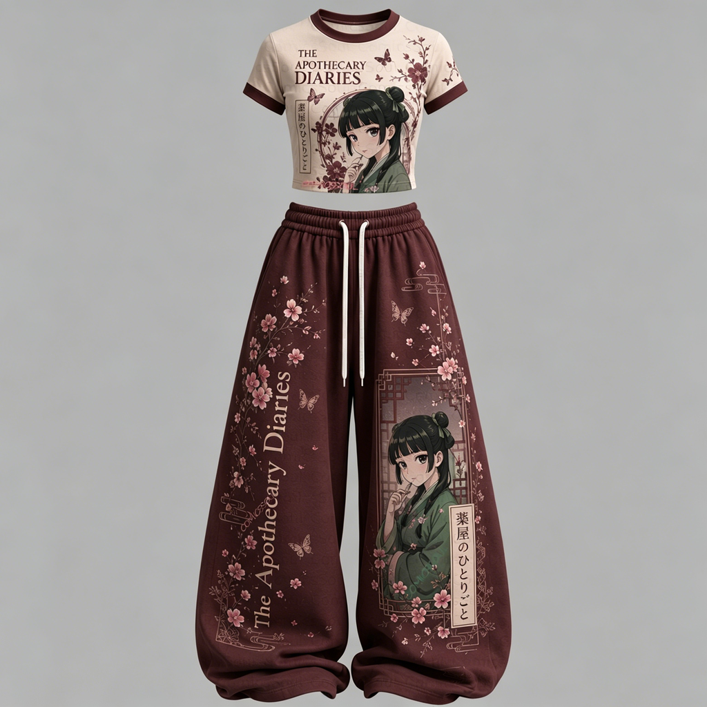 The Apothecary Diaries Top & Elasticated Trousers Two-Piece Set