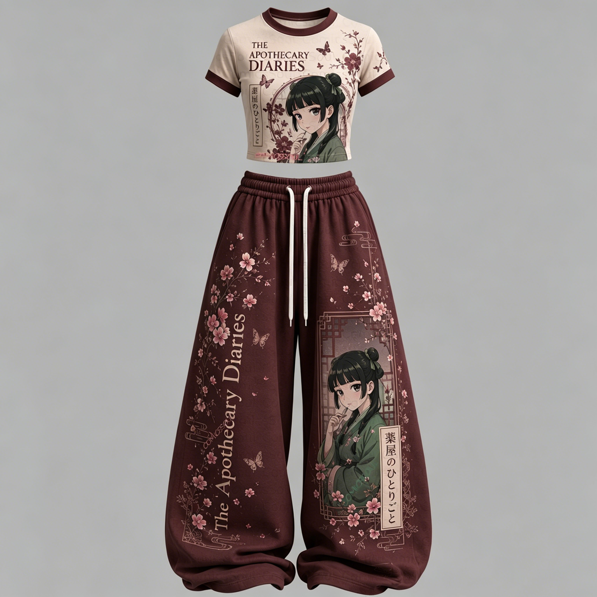 The Apothecary Diaries Top & Elasticated Trousers Two-Piece Set
