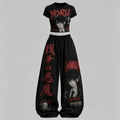 Chainsaw Man Top & Elasticated Trousers Two-Piece Set