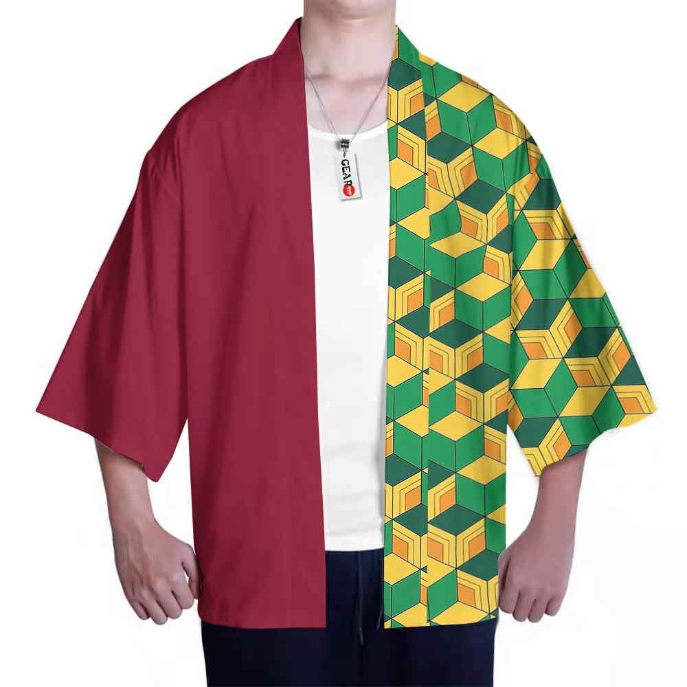 Demon Slayer Kimono - Giyuu Kimono Uniform Clothes