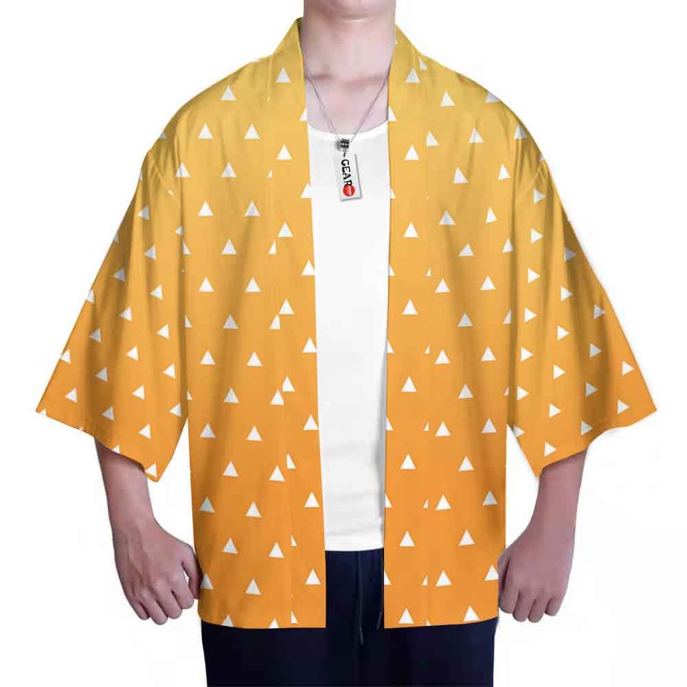 Demon Slayer Kimono - Zenitsu Kimono Uniform Clothes