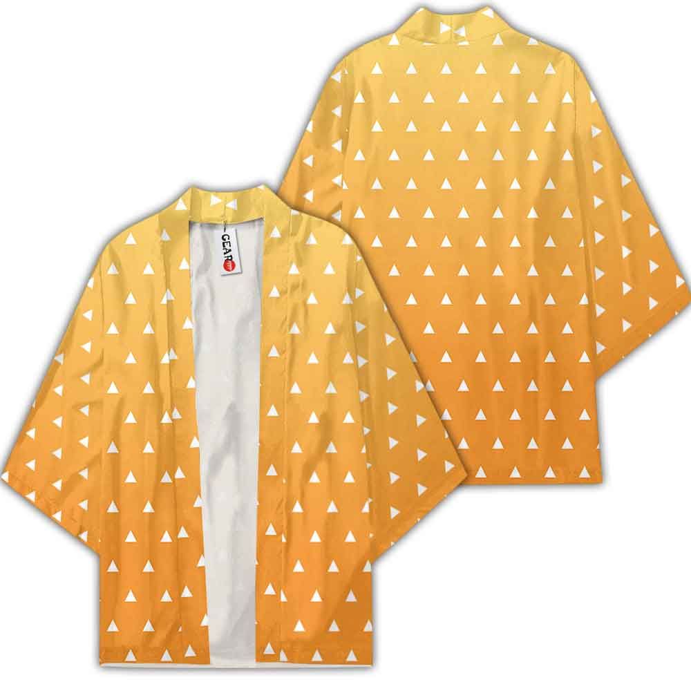 Demon Slayer Kimono - Zenitsu Kimono Uniform Clothes