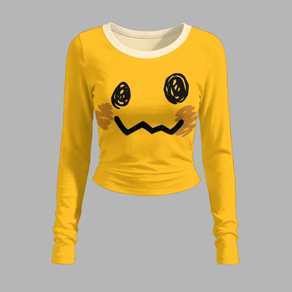 Pokémon Long-sleeved double-layer stretch pants set