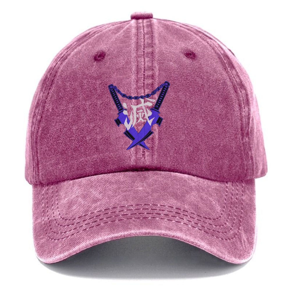 Unisex Vintage Fashion Casual Washed Hat 06 | Demon Slayer
