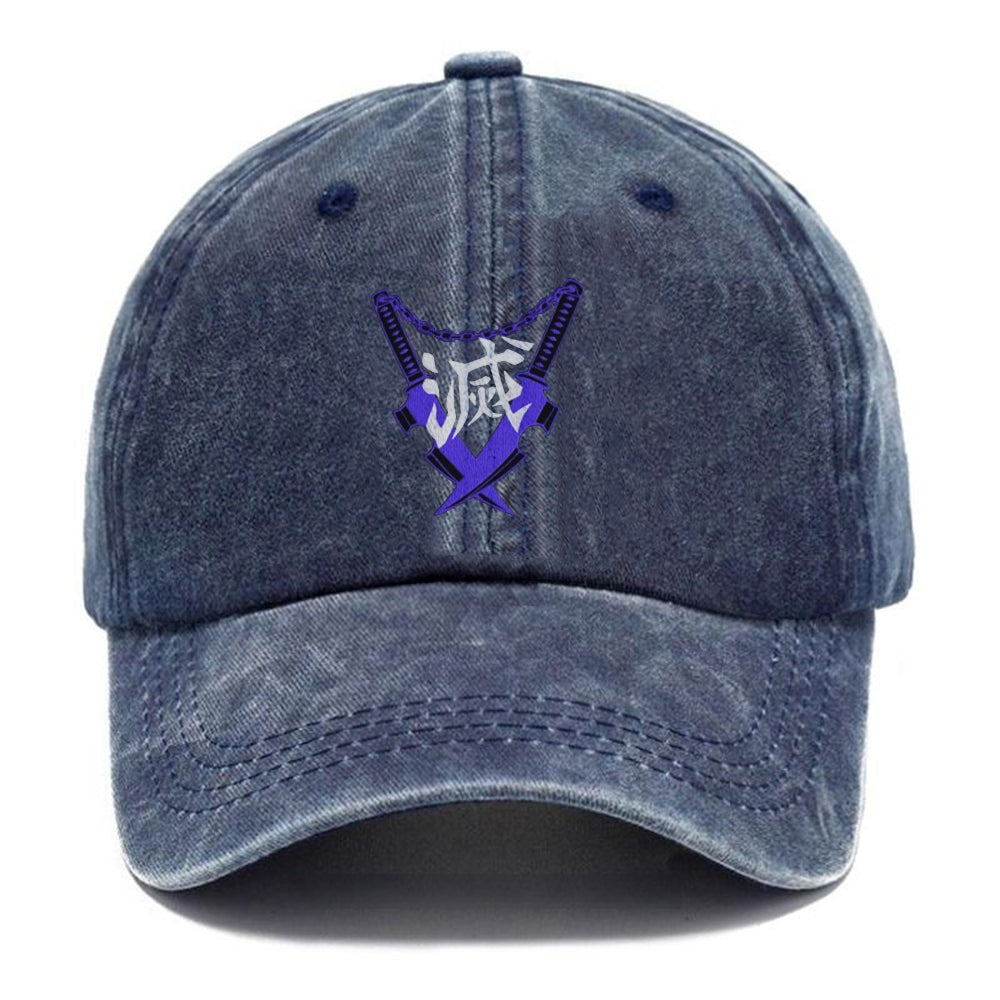 Unisex Vintage Fashion Casual Washed Hat 06 | Demon Slayer