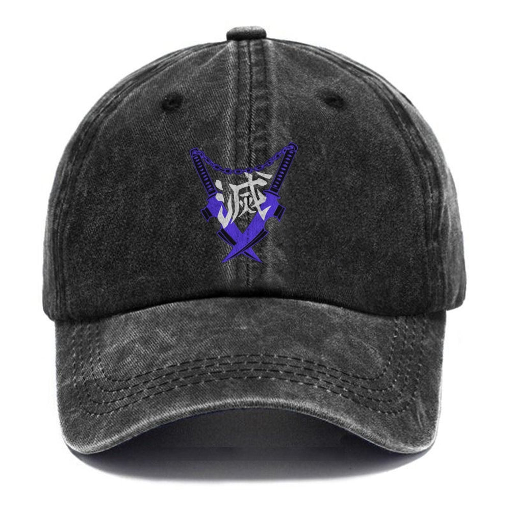 Unisex Vintage Fashion Casual Washed Hat 06 | Demon Slayer