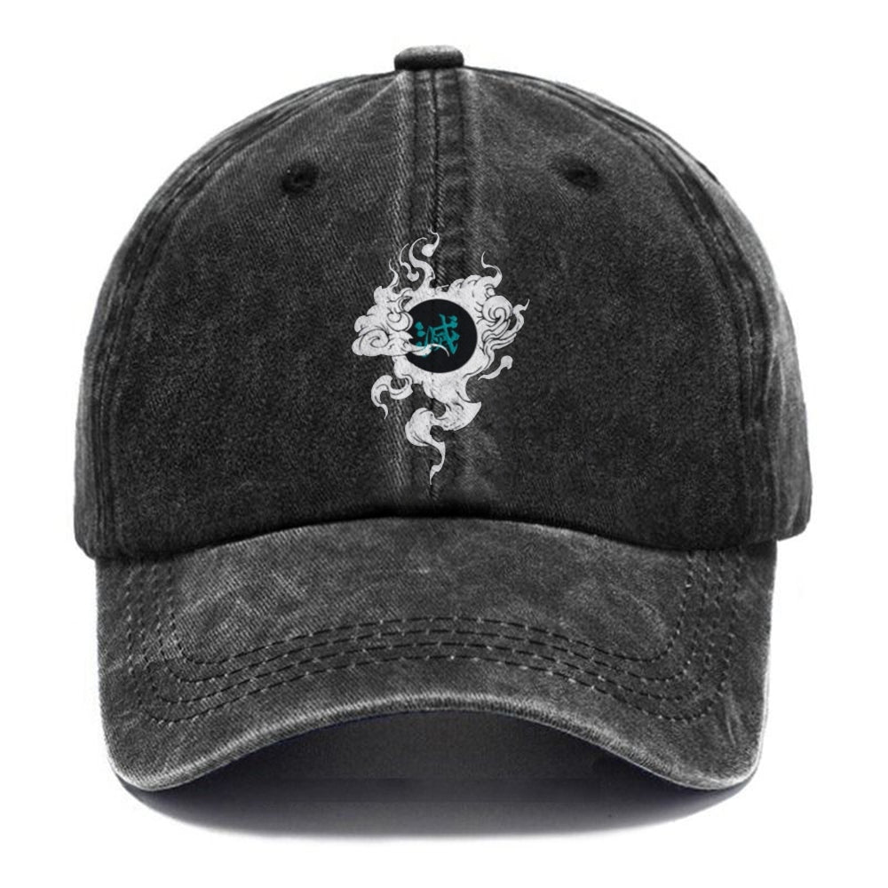 Unisex Vintage Fashion Casual Washed Hat 07 | Demon Slayer