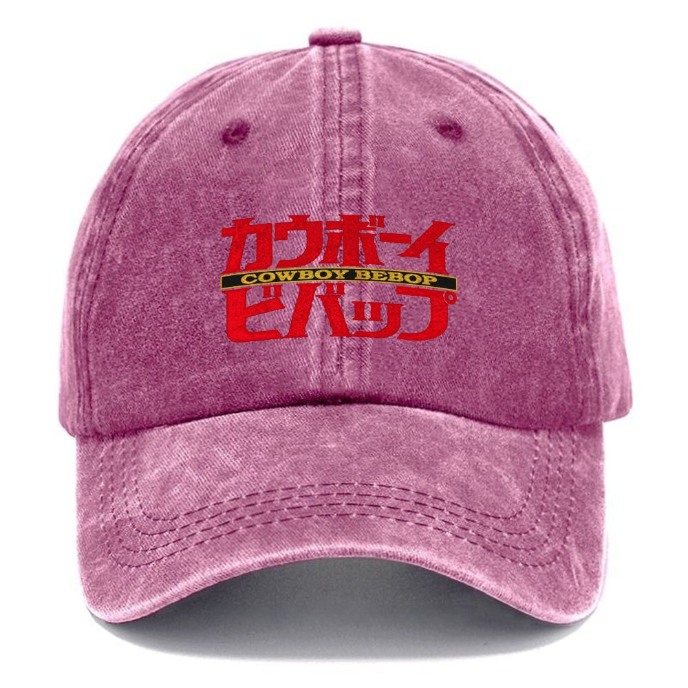 Unisex Retro Fashion Casual Washed | Cowboy Bebop Old School AnimeHat