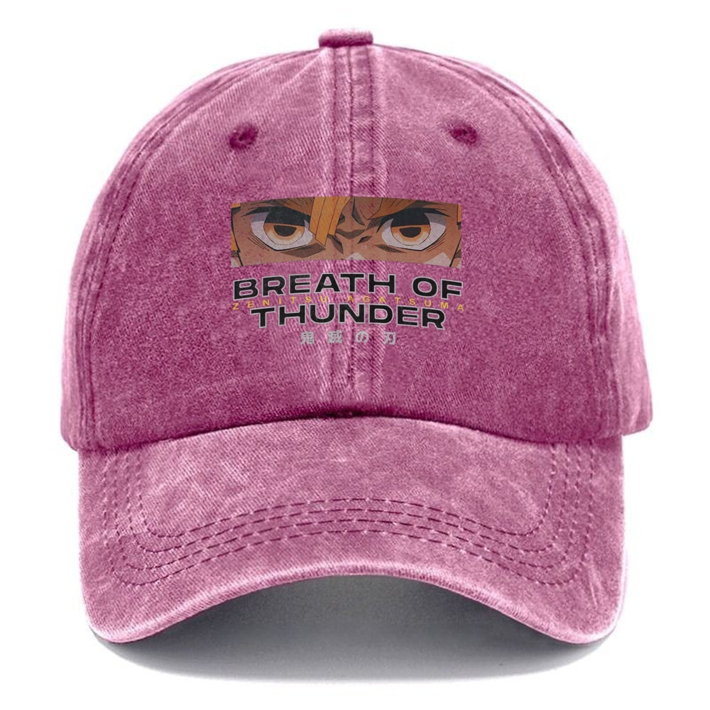 Unisex Vintage Fashion Casual Washed Hat 05 | Demon Slayer