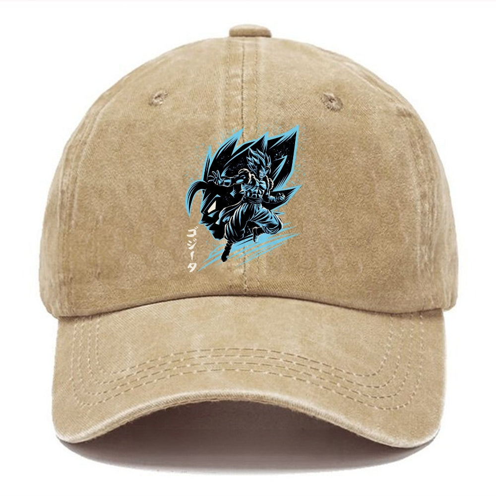Unisex Vintage Fashion Casual Washed Hat 15 | Dragon Ball Super