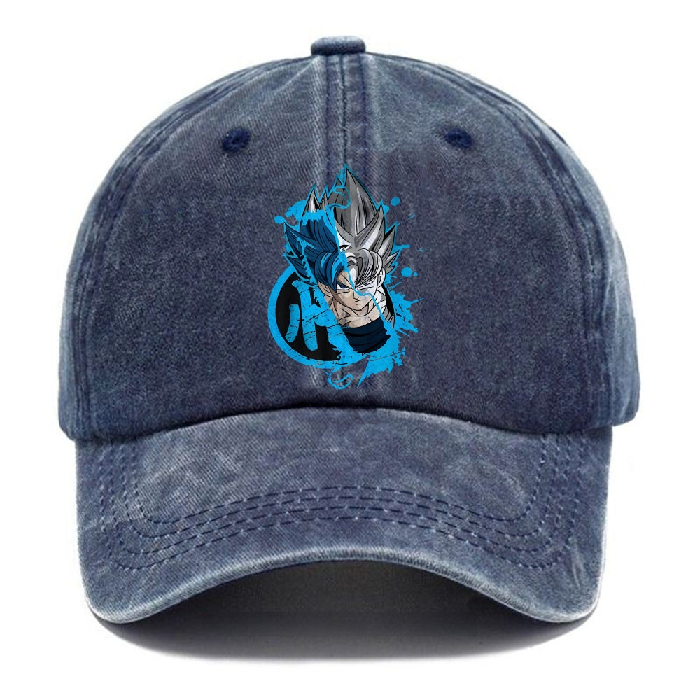 Unisex Vintage Fashion Casual Washed Hat 14 | Dragon Ball Super