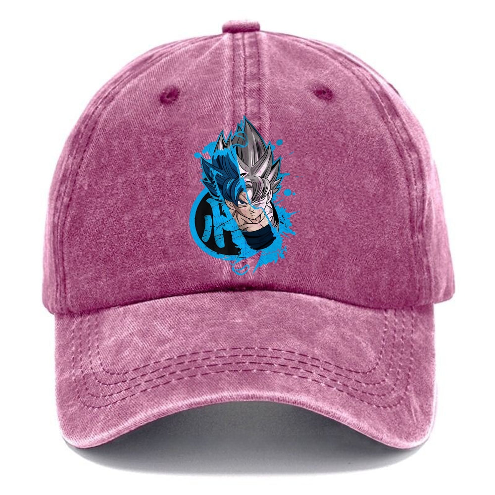 Unisex Vintage Fashion Casual Washed Hat 14 | Dragon Ball Super