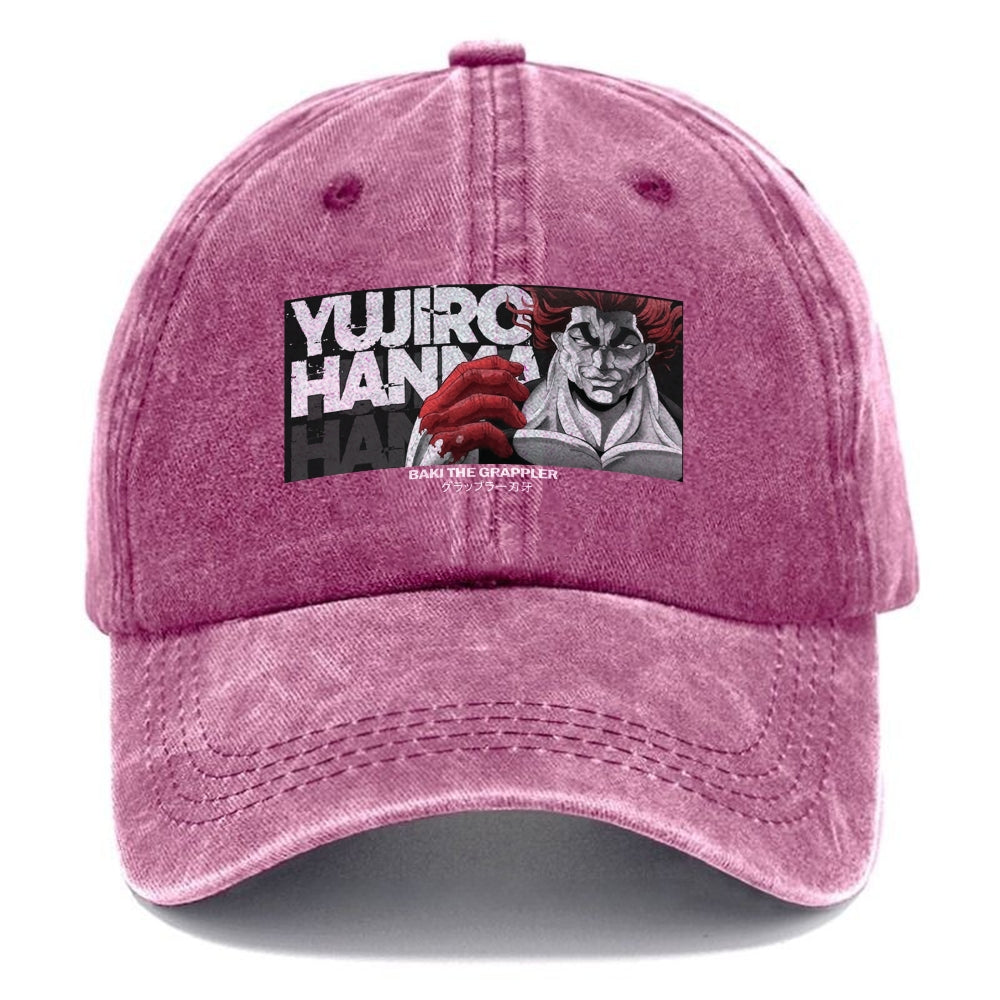 |Yujiro Hanma BakiUnisex Vintage Fashion Casual Washed Hat
