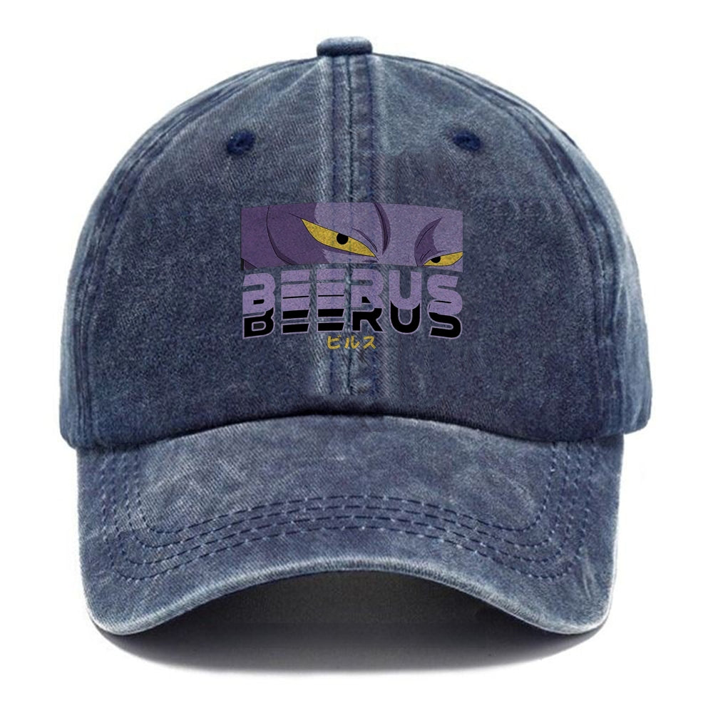 Unisex Vintage Fashion Casual Washed Hat 09 | Dragon Ball Super