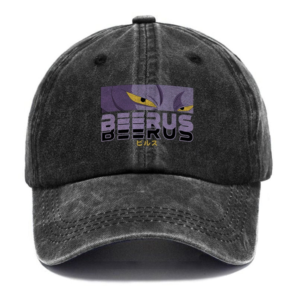 Unisex Vintage Fashion Casual Washed Hat 09 | Dragon Ball Super