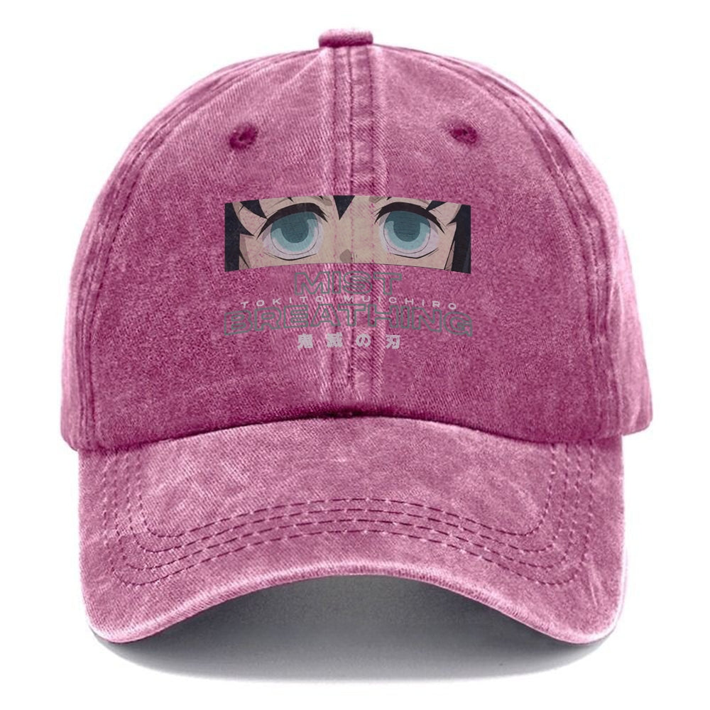 Unisex Vintage Fashion Casual Washed Hat 04 | Demon Slayer
