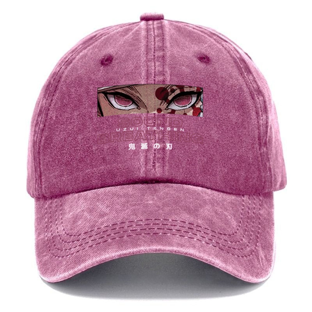Unisex Vintage Fashion Casual Washed Hat 01 | Demon Slayer