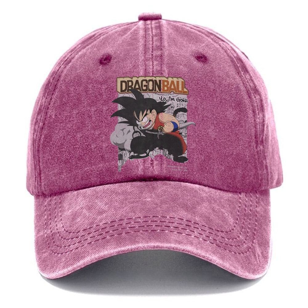 Unisex Vintage Fashion Casual Washed Hat 08 | Dragon Ball Super