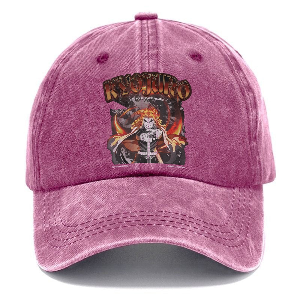 Unisex Vintage Fashion Casual Washed Hat 02 | Demon Slayer