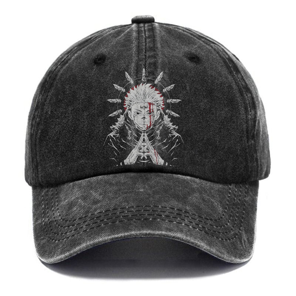 Unisex Vintage Fashion Casual Washed Hat 03 | Jujutsu Kaisen