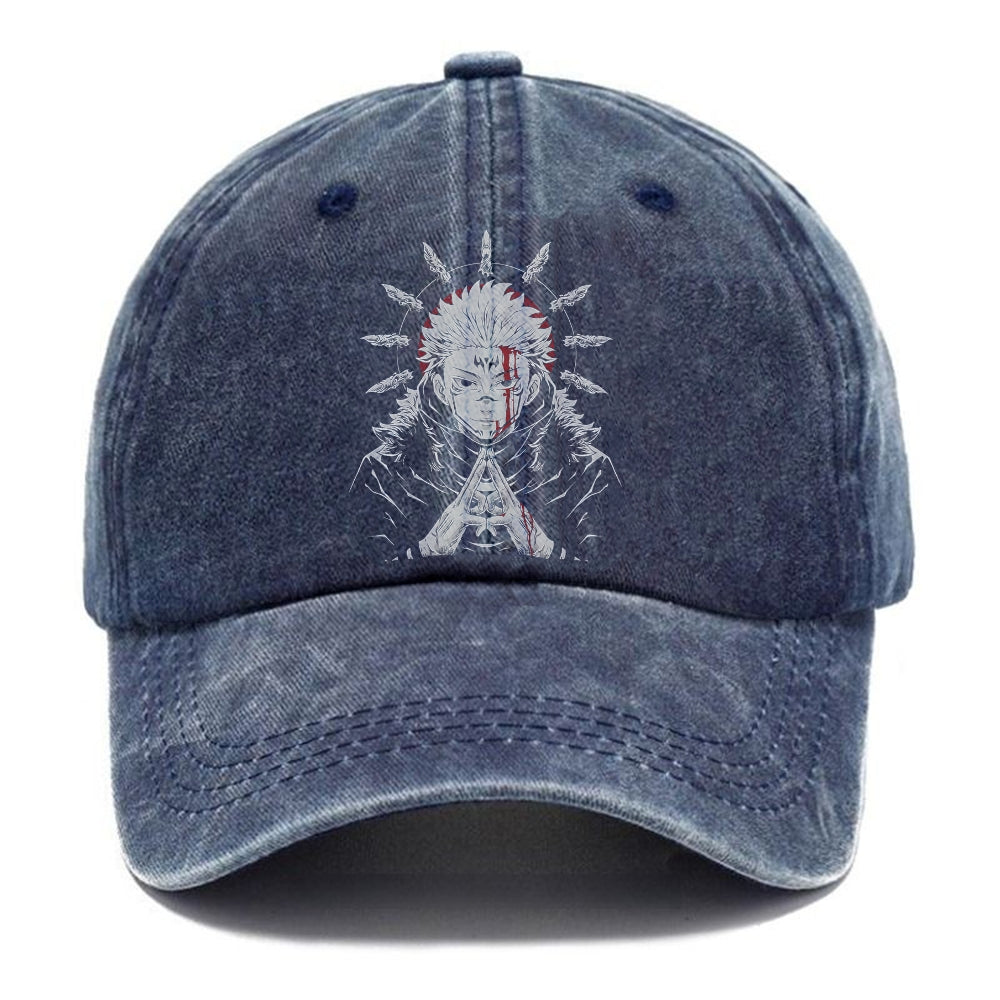 Unisex Vintage Fashion Casual Washed Hat 03 | Jujutsu Kaisen