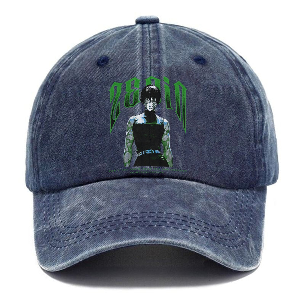 Unisex Vintage Fashion Casual Washed Hat 02 | Jujutsu Kaisen