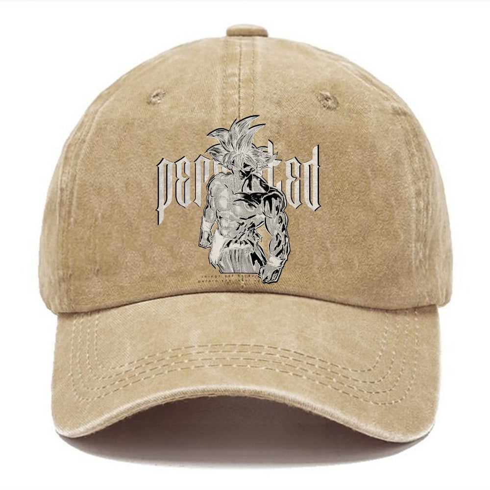 Unisex Vintage Fashion Casual Washed Hat 01 | Dragon Ball Super