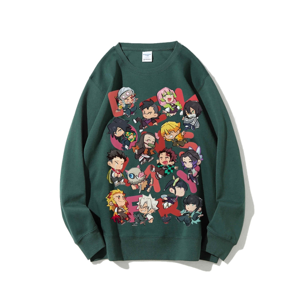 Casual Crewneck Sweatshirt|Demon Slayer: Kimetsu no Yaiba