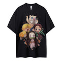 Demon Slayer Cotton Unisex Round Neck Anime T-shirt