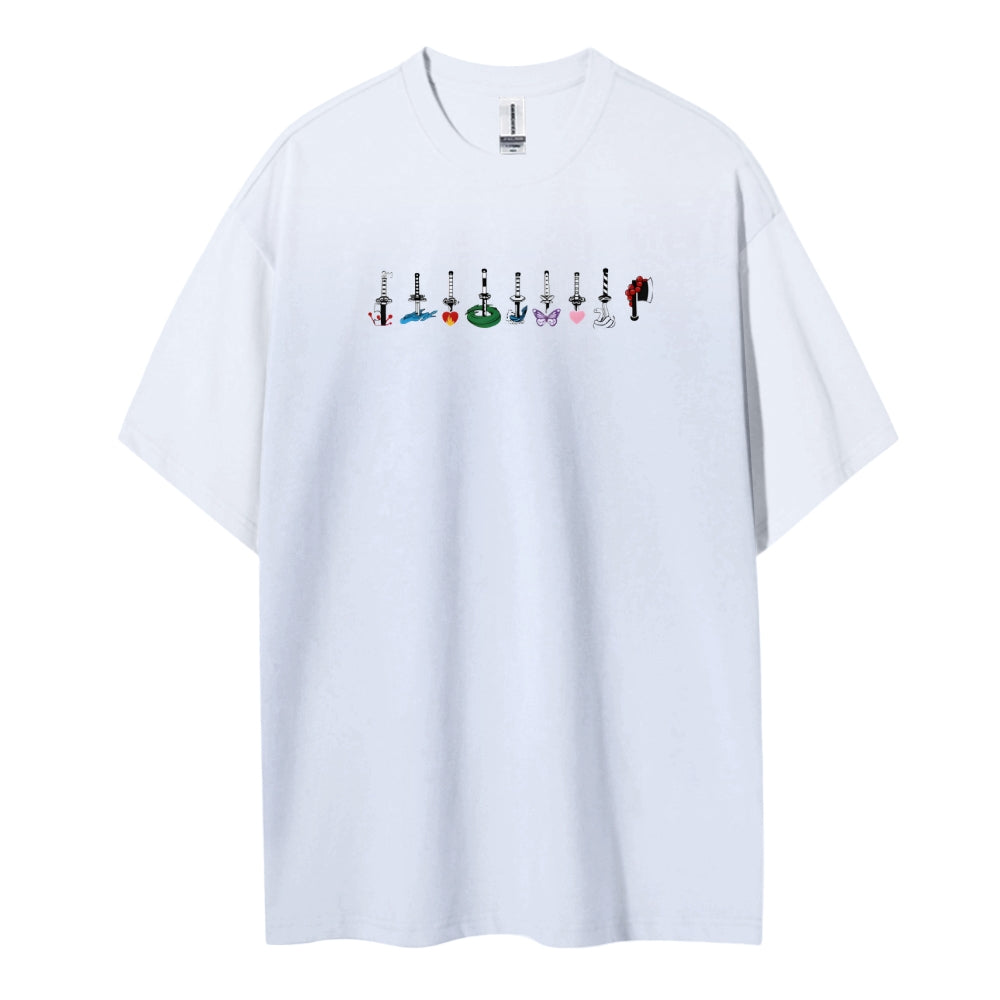Demon Slayer Cotton Unisex Round Neck Anime T-shirt