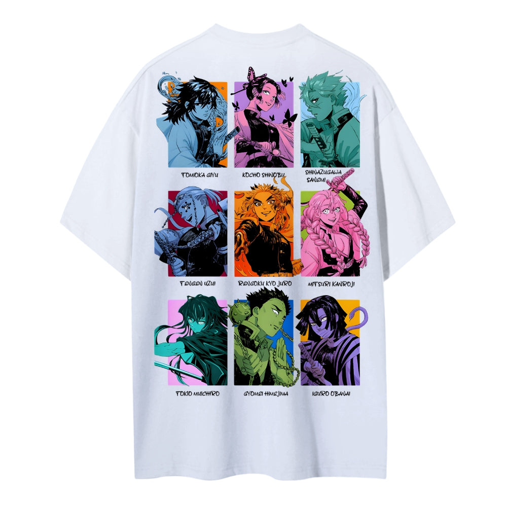Demon Slayer Cotton Unisex Round Neck Anime T-shirt