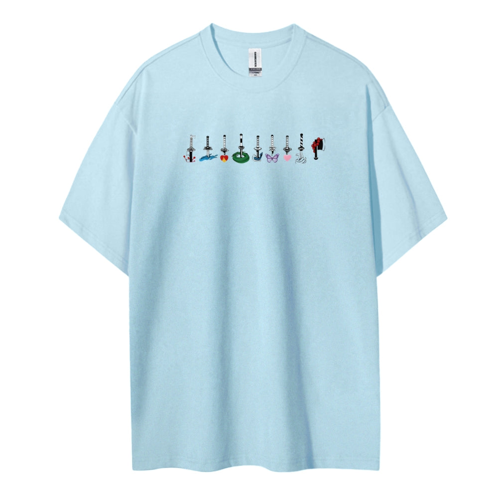 Demon Slayer Cotton Unisex Round Neck Anime T-shirt