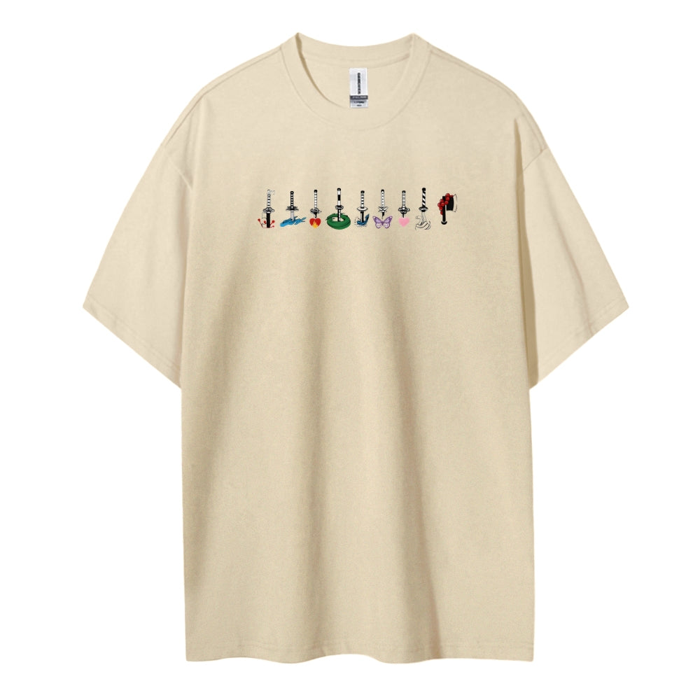 Demon Slayer Cotton Unisex Round Neck Anime T-shirt