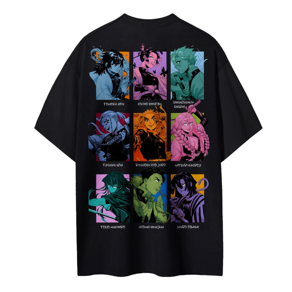 Demon Slayer Cotton Unisex Round Neck Anime T-shirt