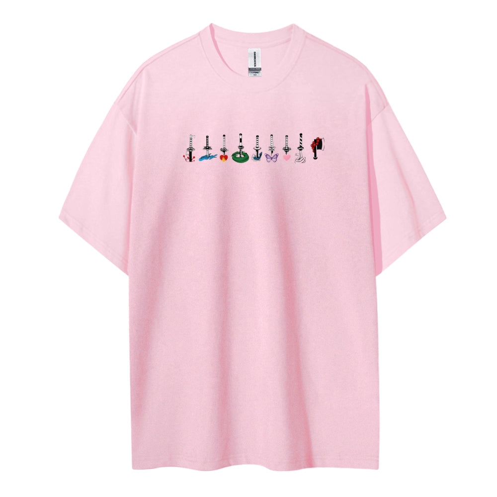 Demon Slayer Cotton Unisex Round Neck Anime T-shirt