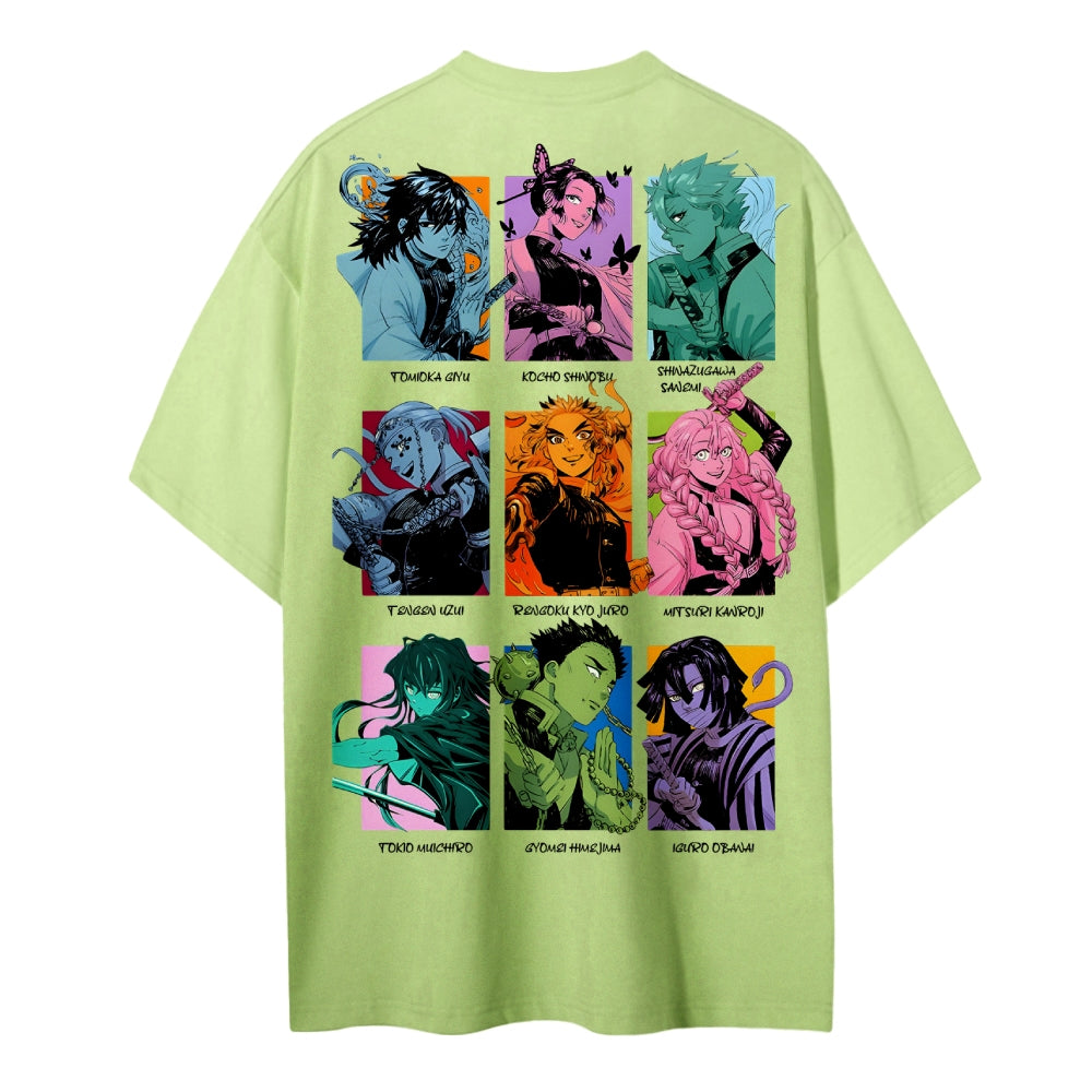 Demon Slayer Cotton Unisex Round Neck Anime T-shirt