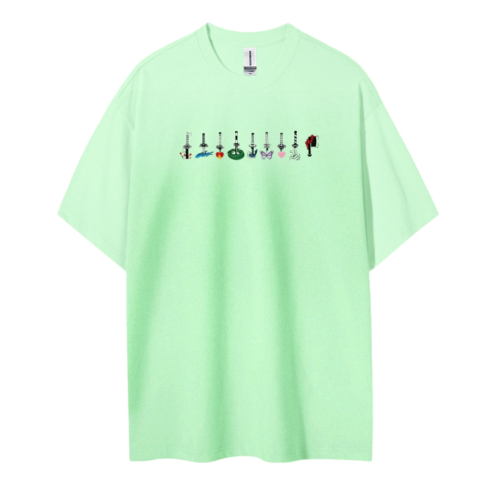 Demon Slayer Cotton Unisex Round Neck Anime T-shirt