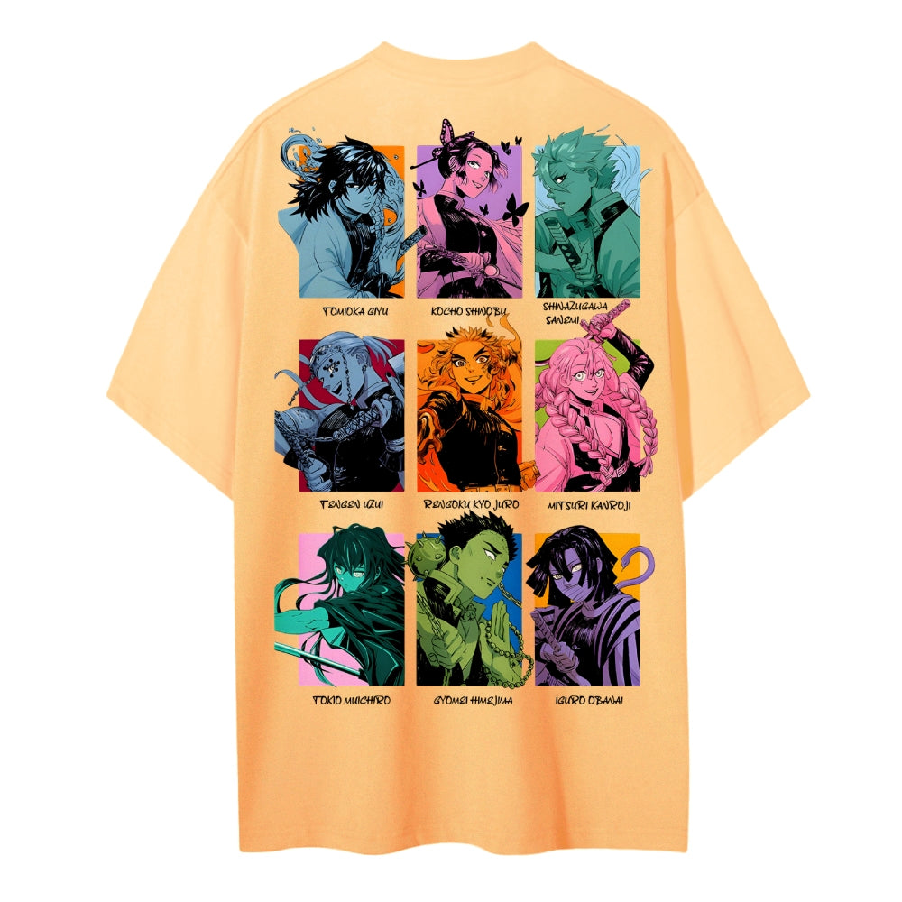 Demon Slayer Cotton Unisex Round Neck Anime T-shirt