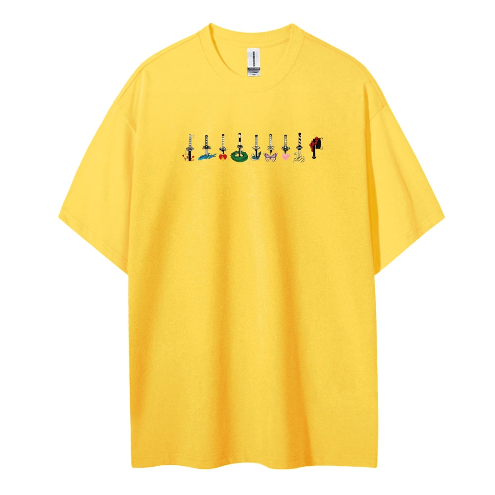 Demon Slayer Cotton Unisex Round Neck Anime T-shirt