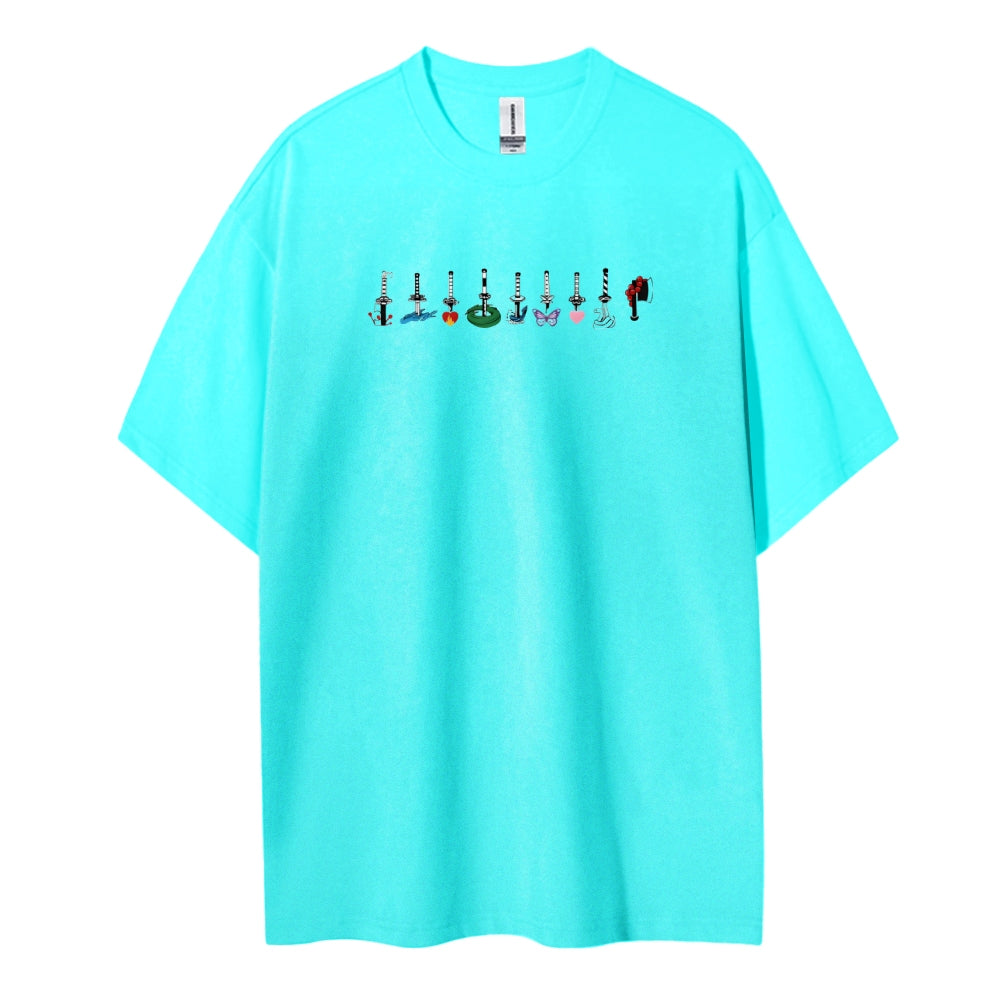 Demon Slayer Cotton Unisex Round Neck Anime T-shirt